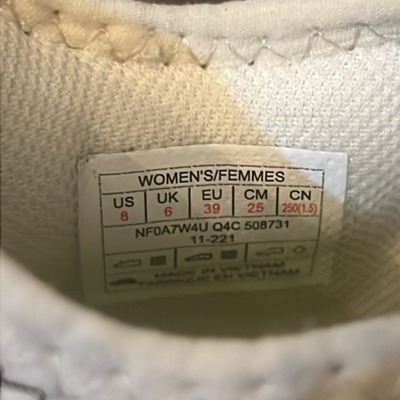 THE NORTH FACE WOMEN'S OXEYE TECH TNF WHITE / TNF BLACK Size 8 NWOB - Picture 8 of 10